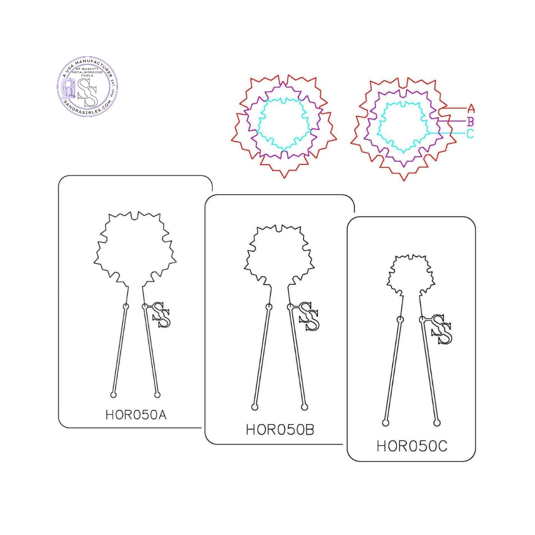 PANCAKE DIE HOR050 FLOWER 13